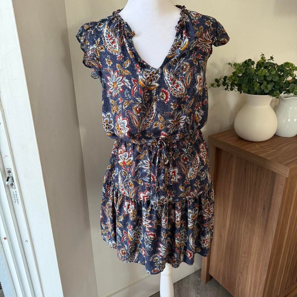Velvet by Graham & Spencer Floral Mini Dress Size M Boho